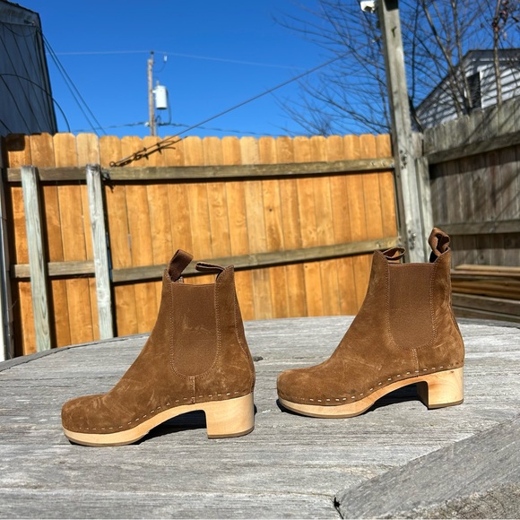 Loeffler Randall Women's Anabelle Clog Boot 5 Cacao Brown Ankle Boots - Picture 6 of 12